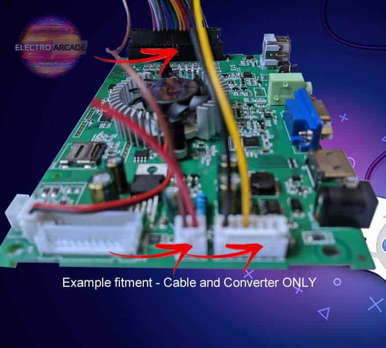 Converter/adapter cable for JAMMA to pandora family arcade motherboard upgrade 2 Converter/adapter cable for JAMMA to pandora family arcade motherboard upgrade - Image 2