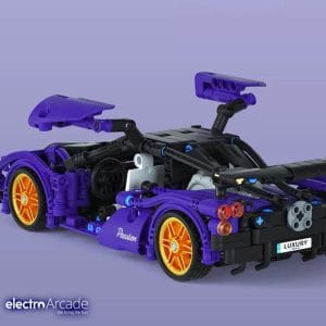 Purple Pagani supercar 464pcs brick set - Technique