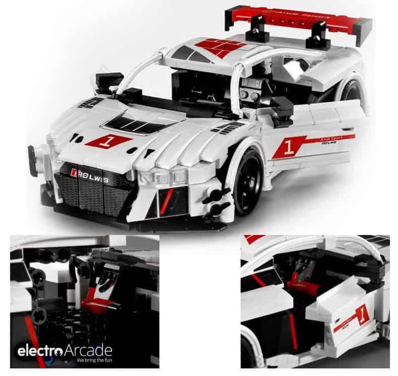 Audi R8 678 pcs super car brick set – Technique 5 Audi R8 678 pcs super car brick set – Technique - Image 5