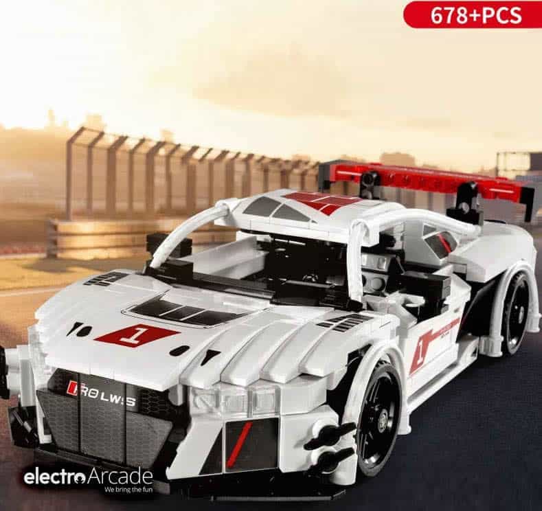 Audi R8 678 pcs super car brick set – Technique 1 Audi R8 678 pcs super car brick set – Technique