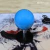 Arcade fightstick joystick balltop bat tops batton tops American style - Ball - Solid Blue