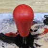 Arcade fightstick joystick balltop bat tops batton tops American style - Batton - Solid Red