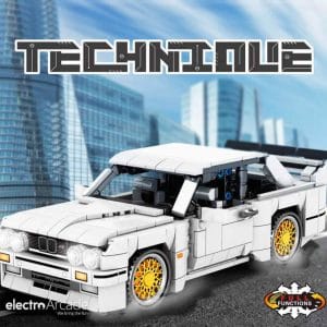 BMW E30 678 pcs 2 door sports tourer brick set – Technique