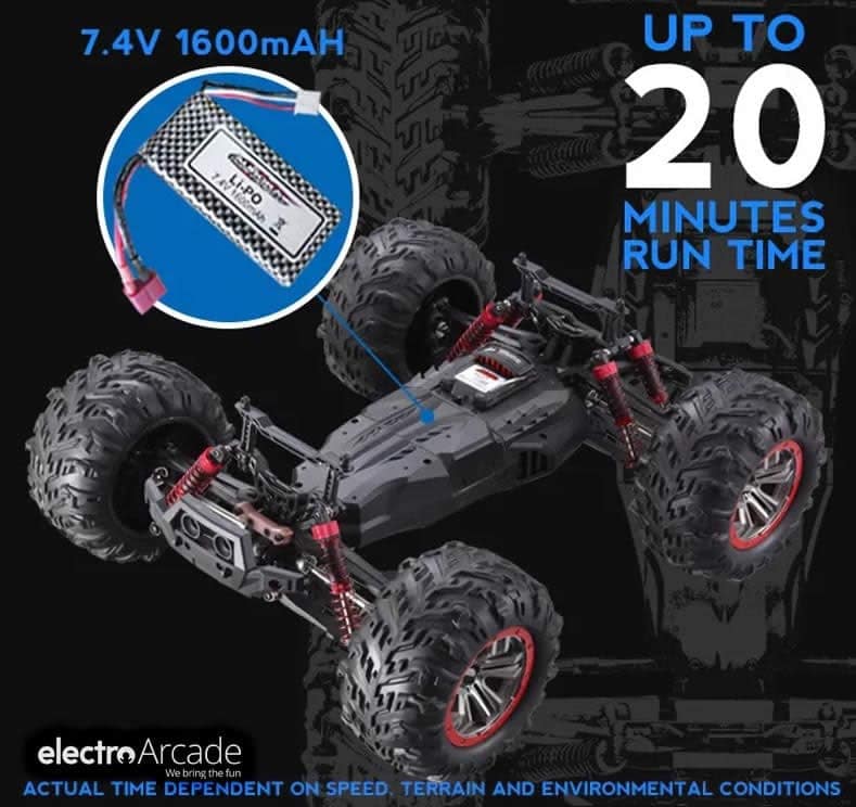 Offroad RC racing truck HOSHI N516 4WD Monster 40km 1:10 2.4GHz 2 Offroad RC racing truck HOSHI N516 4WD Monster 40km 1:10 2.4GHz - Image 2