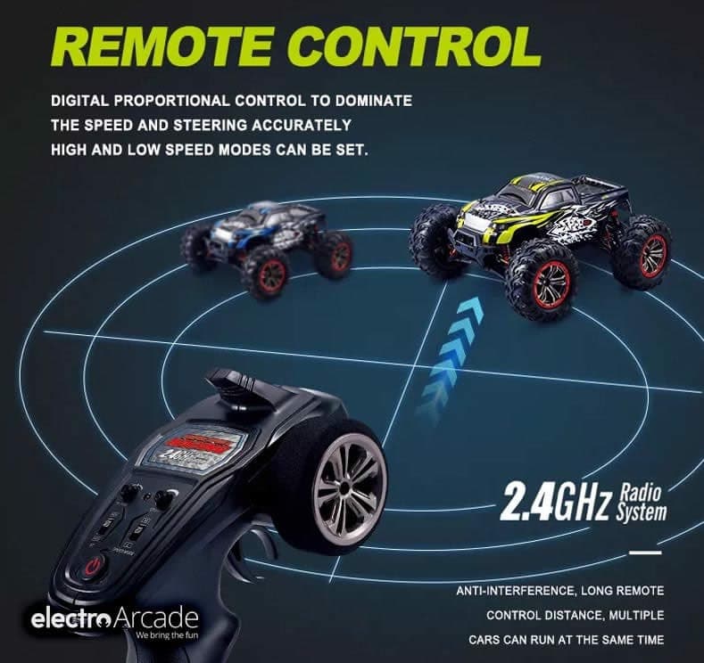 Offroad RC racing truck HOSHI N516 4WD Monster 40km 1:10 2.4GHz 3 Offroad RC racing truck HOSHI N516 4WD Monster 40km 1:10 2.4GHz - Image 3