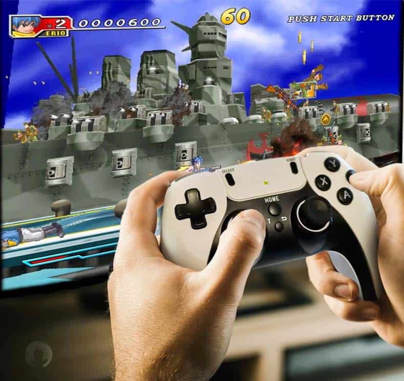 Super Console Retro Games Stick HDMI X3 2 High-quality retro arcade game stick for HDMI display, perfect for nostalgic gaming experiences.