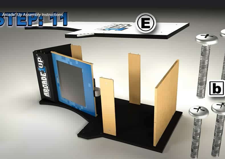 arcade 1up flat pack assembly