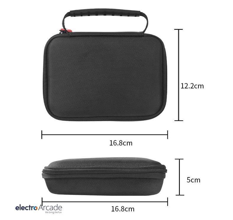 Anbernic RG40XX-V hard travel shell - case 4 Durable hard travel case for Anbernic RG40XX-V gaming console.