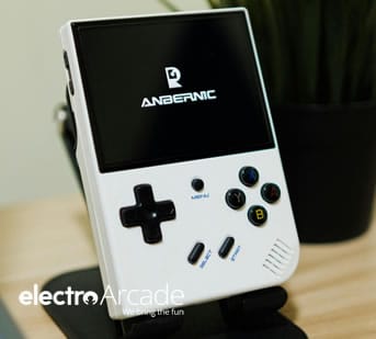 Anbernic H700 XX gaming handheld device for retro gaming enthusiasts.
