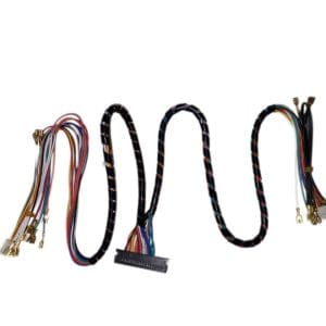 High-quality arcade control loom for Pandora Box arcade systems, ideal for family gaming setups.