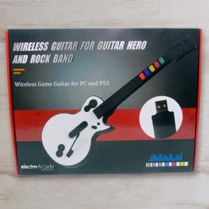 Wireless Guitar Controller for Guitar Hero and Rock Band with USB receiver.