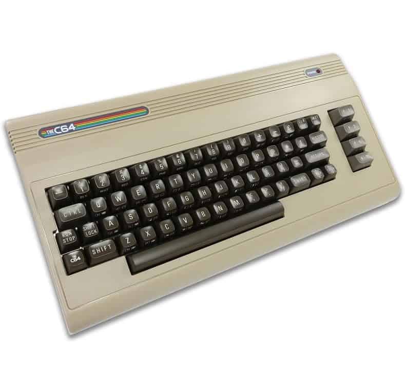 The Commodore C64 Maxi 3 Vintage Commodore C64 Maxi computer for nostalgic gaming and retro computing enthusiasts.