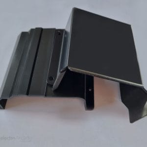 Holster for AimTrak lightgun in Sinden arcade setup for immersive gaming.