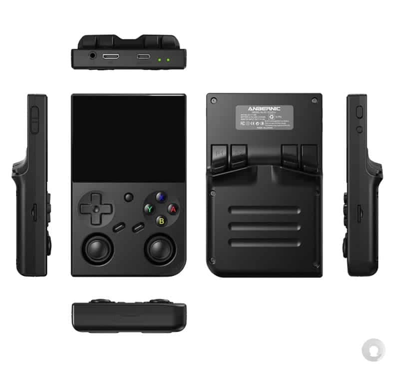 Anbernic RG35XX Pro 3.5" IPS dual analog stick handheld - console 5 Portable gaming device with dual analog sticks and 3.5" IPS screen for retro gaming.