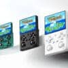 Compact Anbernic RG35XX Pro gaming device with 3.5-inch IPS screen and dual analog controls.